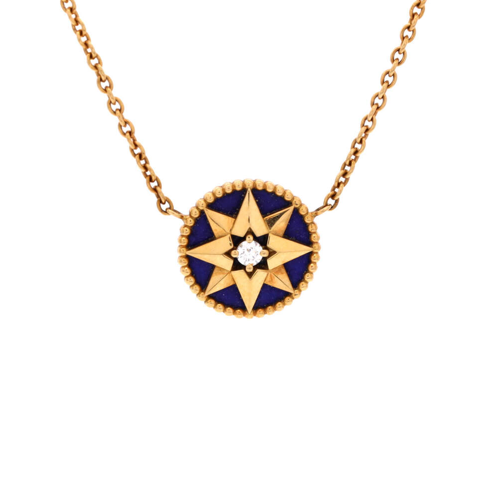 Christian Dior Rose des Vents Pendant Necklace